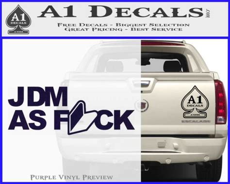 JDM As Fuck Decal Sticker A1 Decals