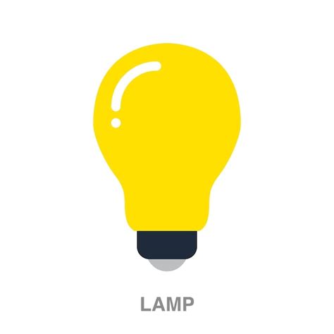 Illustration De La Lampe Sur Fond Transparent Vecteur Premium