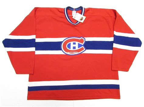 2019 Cheap Custom MONTREAL CANADIENS RED VINTAGE CCM HOCKEY JERSEY Mens ...