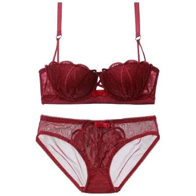 Uaang Sexy Bras Set Seamless Embroidery Ralette Erotic Lingerie