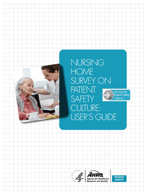 Fillable Online Ahrq Nursing Home Survey On Patient Safety Culture