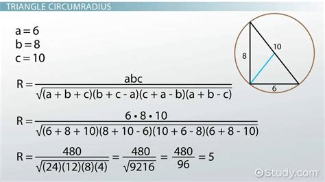 Circumradius Definition, Formula & Examples - Video | Study.com