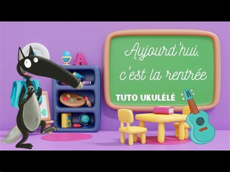 Chanson de rentrée en maternelle tuto ukulélé avec 3 accords simples