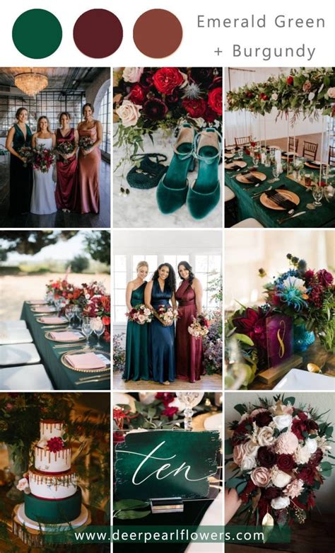 Top Emerald Green Wedding Themes Color Ideas