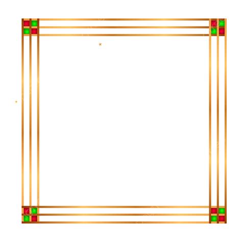Gambar Perbatasan Bingkai Emas Persegi Panjang Persegi Panjang Perbatasan Persegi Panjang