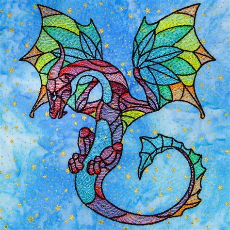 Bfc31689 Stained Glass Dragon No3