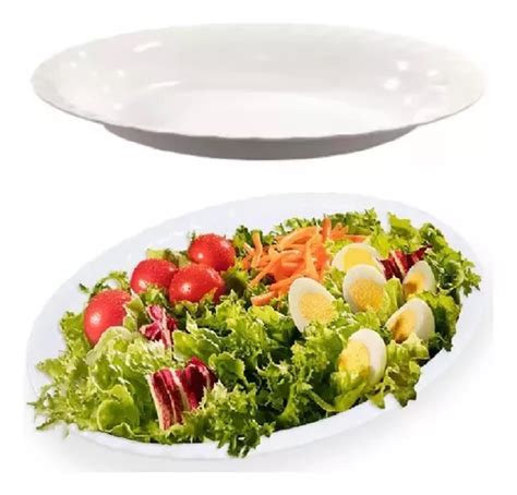 Kit Pratos Saladeira Travessa Melamina Oval Cm Atacado