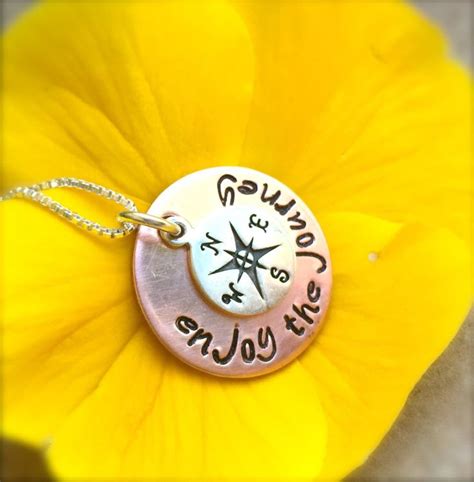 Graduation T Follow Your Dreams Enjoy The Journey Necklace