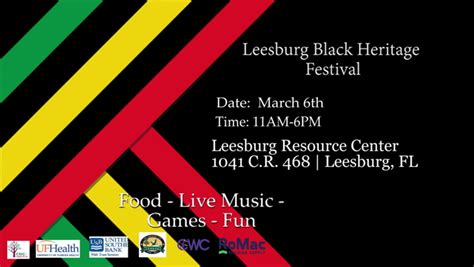 Leesburg Black Heritage Festival 2021 : Lake Front TV : Free Download ...