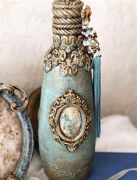 Wine Bottle Project Wine Bottle Diy Crafts Wine Bottle Decor Bottle Art Altered Bottles