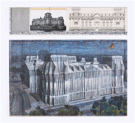 Wrapped Reichstag Project For Berlin By Christo On Artnet