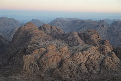 Beautiful View of Mount Sinai in South Sinai Governorate, Egypt Stock ...