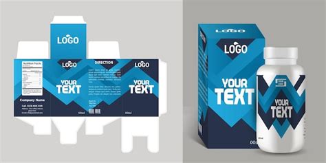 Premium Vector | Medicine box design box packaging