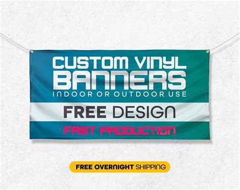 Custom Vinyl Banners Free Overnight Shipping and Next Day Production ...