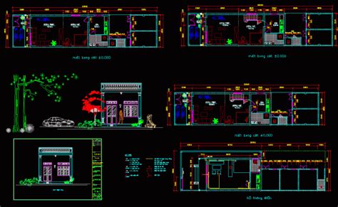 2500 Square Feet House Building Design Dwg File Cadbull