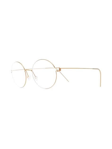 Lindberg Thin Metal round-frame Glasses - Farfetch