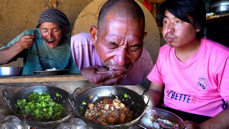 Mustard Greens Pork Mix Curry In The Buffalo Shed Life In Rural