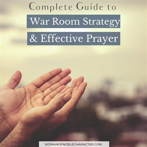 Complete Guide To War Room Strategy And Effective Prayer Ebook Woman Of Noble Character Shop