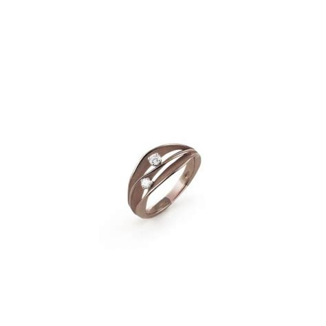 Annamaria Cammilli Dune Ring Braun Gold Karat Mit Diamanten Gan C