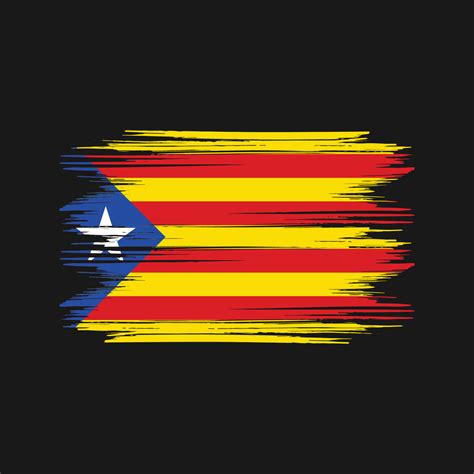 Catalonia Flag Design Free Vector Vector Art At Vecteezy