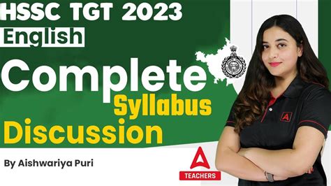 Hssc Tgt Syllabus Hssc Tgt English Screening Syllabus