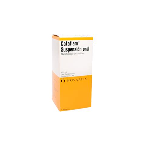 CATAFLAM SUSPENSION ORAL 100 MG X 120ML FarmacoLab