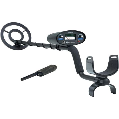 Bounty Hunter Tracker Iv Metal Detector With Bonus Pinpointer Tk4gwp1