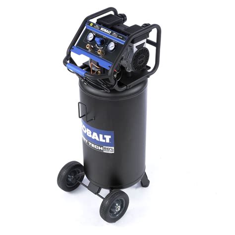 Kobalt Quiet Tech 26 Gallons Portable 150 Psi Vertical Quiet Air Compressor In The Air