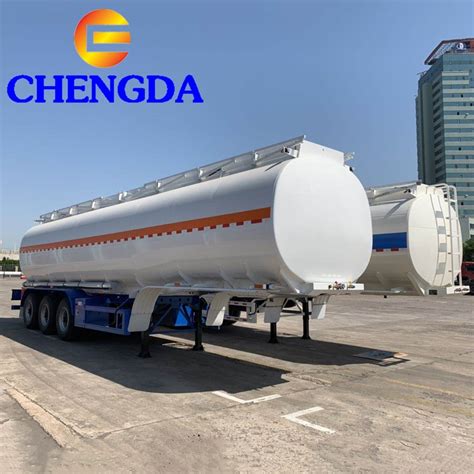 3 4 Axles Carbon Steel 33000 Liters Oil Fuel Tank Trailers Fuel Tanker