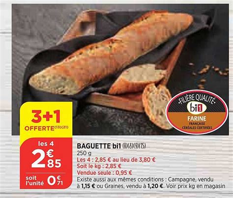 Promo Baguette Bi Chez Atac Icatalogue Fr