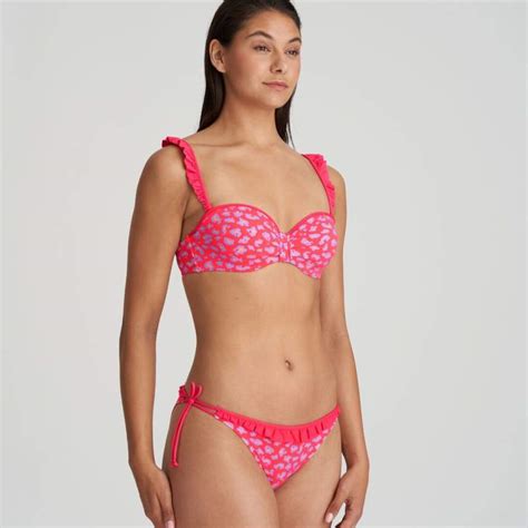 Bikini Rosa Braga Lazos Unas1 Con Descuentos Bikini Rosa Bikinis