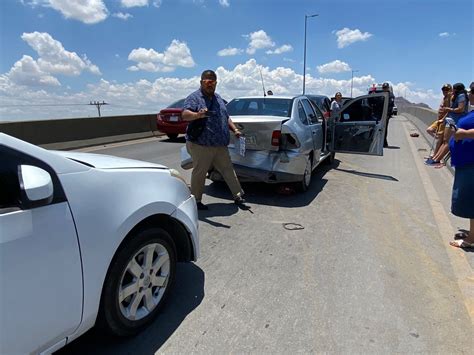 Se armó la carambola en el puente de Romanzza InfoChihuahua