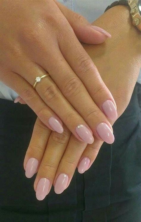 Light Pink Acrylic Nails Rounded Acrylic Nails Pretty Acrylic Nails