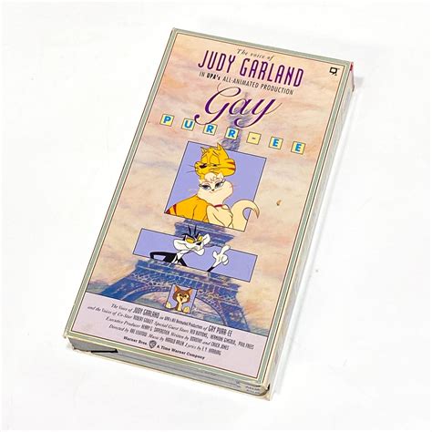 Gay Purr Ee Judy Garland Animated Film VHS Movie VCR Tape Vintage Movie Classic Film