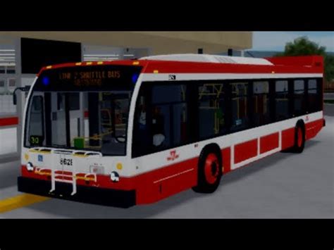 Roblox TTC 2017 NovaBus LFS 8628 Line 2 Shuttle Bus Towards Castle