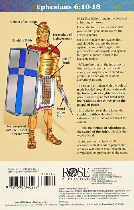 The Armor Of God Pamphlet Bible Study Scripture Armor Of God Armor