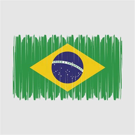 Brazil Flag Vector 20834375 Vector Art at Vecteezy