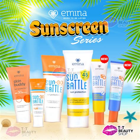 Jual Emina Sun Protection Spf Pa Ml Emina Sun Battle Spf