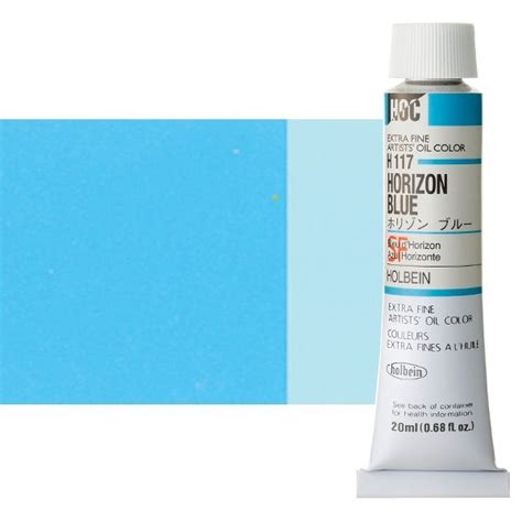 Holbein Extra Fine Artists Oil Color 20 Ml Tube Horizon Blue Jerry