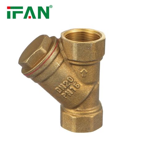 Ifan Free Sample Water Control Valve Brass Filter Valve Filter Valve