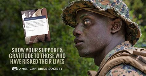 Send Cards To Veterans And Troops American Bible Society