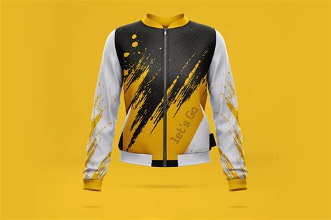 Men's Racing Jacket Mockup Template Graphic by ardesignzone · Creative ...