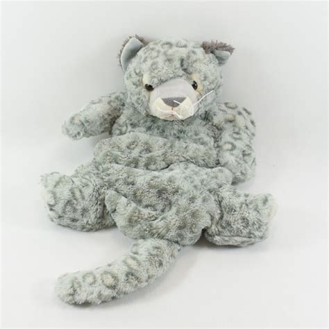 Peluche L Opard Etam Gris Range Pyjama Doudou Bouillotte Cm So