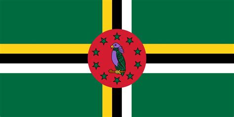 Flag of Dominica image and meaning Dominica flag - Country flags