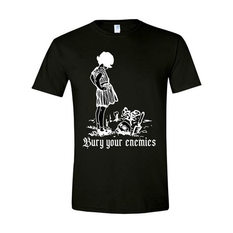 Bury Your Enemies Shirt Grunge Aesthetic Nu Goth Tee Dark Grunge