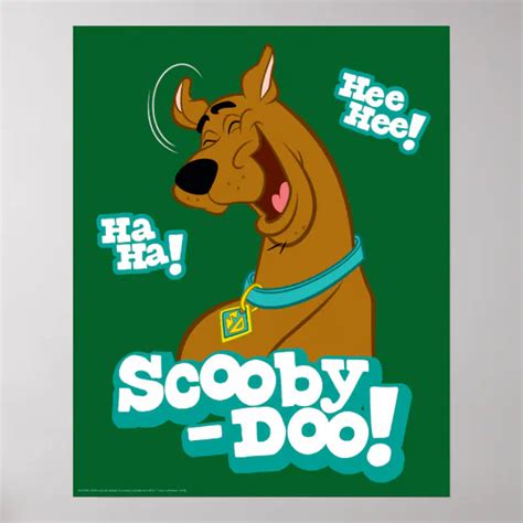 Scooby-Doo Laughing Poster | Zazzle