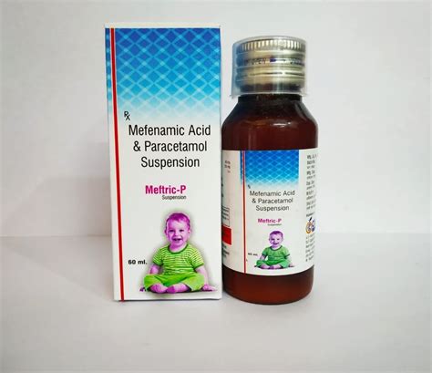 Mefenamic Acid Paracetamol 60 Ml Suspension For Commercial At Rs 60