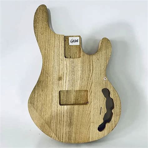 Solid Ash Wood Bass Guitar Unfinished Body Diy Project Reverb Uk