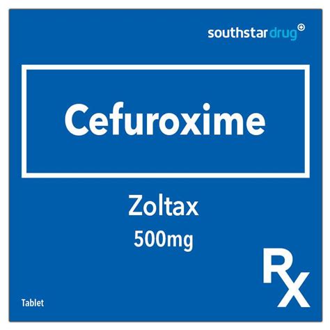 Buy Rx: Zinacef 500 mg Tablet Online | Southstar Drug