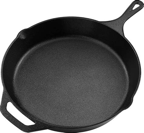 Utopia Kitchen 12 5 Inch Pre Seasoned Cast Iron Skillet Frying Pan